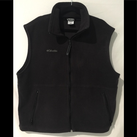 Columbia Other - Men’s Columbia Black zip fleece vest size XL